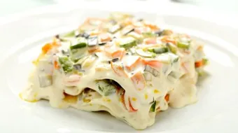 كيف اعمل مكرونة بالبشاميل