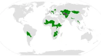 كم دولة في العالم لا تطل على البحر