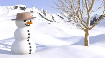 طريقة عمل رجل الثلج