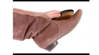 كيفية تنظيف حذاء الشامواه