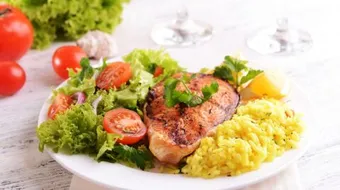 طريقة طبخ السمك مع الرز