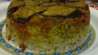 طريقة طبخ مقلوبة الباذنجان