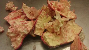 طريقة تجفيف قشر الرمان