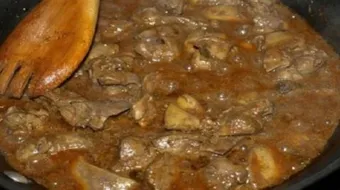 طريقة قلي كبدة الدجاج