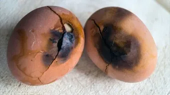 طريقة شوي البيض