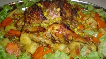 طريقة شوي الخضار في الفرن