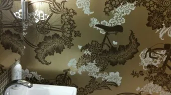 طريقة تركيب ورق الجدران