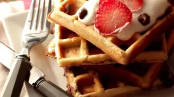 طريقة عمل الوافل البلجيكي