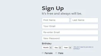 طريقة عمل حساب فيس بوك