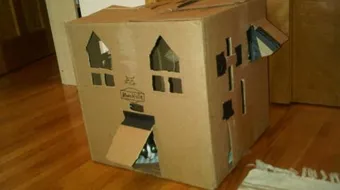 كيف تصنع بيتاً من الكرتون