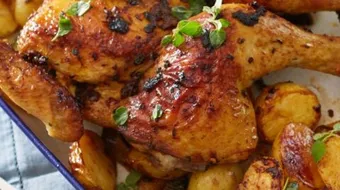 طريقة عمل صينية البطاطس مع الدجاج