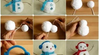 كيف تصنع رجل الثلج