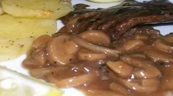 طريقة عمل ستيك بالمشروم والكريمة