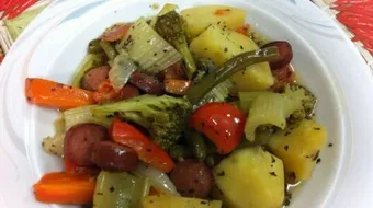 طريقة عمل صينية الخضار في الفرن