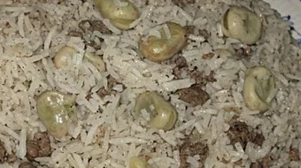 طريقة عمل أرز بالفول