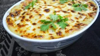 طريقة عمل معكرونة بشاميل بالدجاج