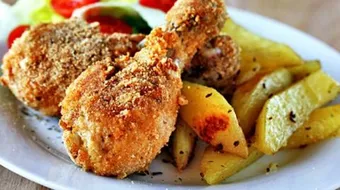 طريقة عمل أفخاذ الدجاج بالبقسماط