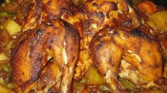 طريقة عمل الفراخ بالبصل والطماطم