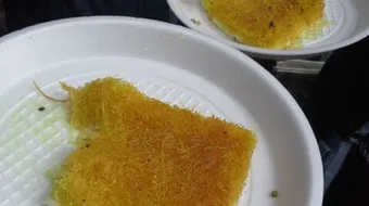 طريقة عمل الكنافة الخشنة