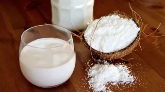 طريقة عمل لبن جوز الهند