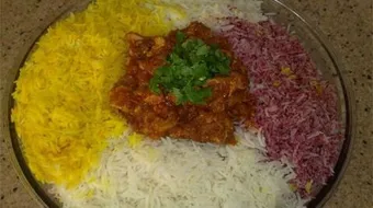 طريقة عمل أرز ملون