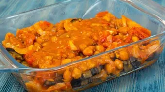 طريقة عمل مسقعة الباذنجان بدون لحم