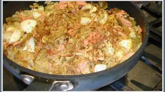 طريقة عمل رز السمك