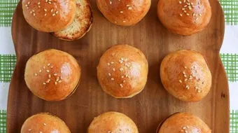 طريقة عمل خبز الهمبرجر