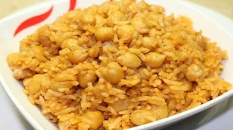 طريقة عمل أرز بالحمص
