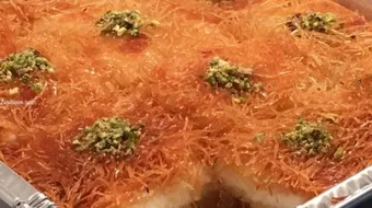 طريقة عمل الكنافة بالقشطة والنشا