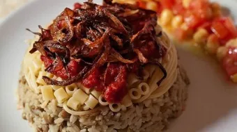 طريقة عمل الكشري خطوة بخطوة