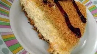 طريقة عمل كعكة الكنافة