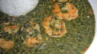 طريقة عمل ملوخية بالجمبري