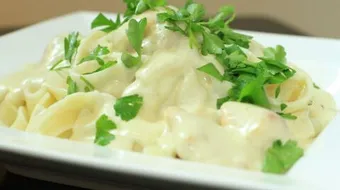 طريقة عمل باستا بالصلصة البيضاء