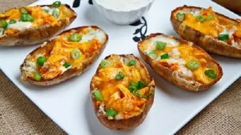 طريقة عمل قوارب البطاطس بالبشاميل