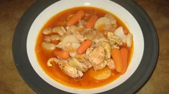 طريقة عمل يخنة البطاطا مع الدجاج