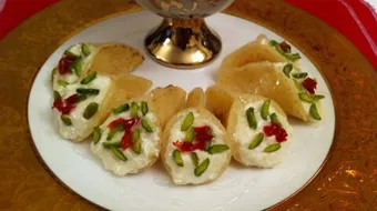 طريقة عمل القطايف بالكريمة