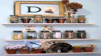 طريقة عمل رفوف للمطبخ