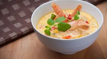 طريقة عمل شوربة الجمبري