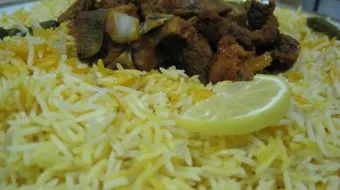 طريقة عمل أرز مندي باللحم