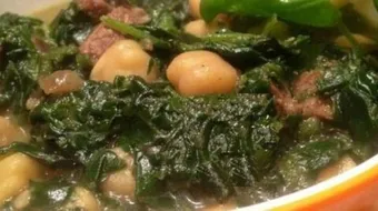 طريقة عمل يخنة السبانخ