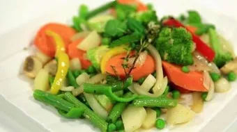 طريقة عمل خضار بالبخار