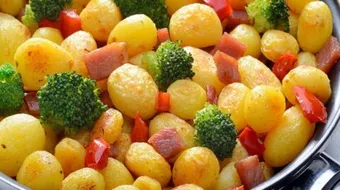 طريقة عمل خضار بالفرن للرجيم