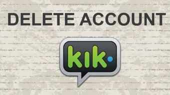 طريقة حذف حساب كيك نهائياً