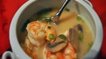 طريقة تحضير شوربة الجمبري