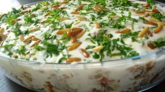 طريقة تحضير فتة المكدوس