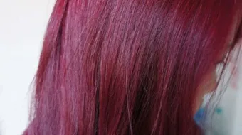 طريقة سحب اللون الأحمر من الشعر