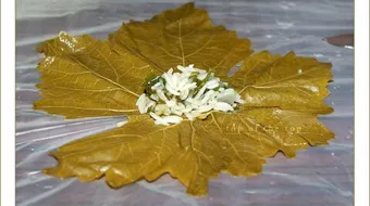 طريقة لف ورق العنب