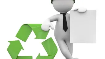 كيفية تدوير الورق