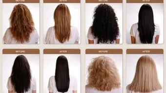 كيفية تمليس الشعر المجعد